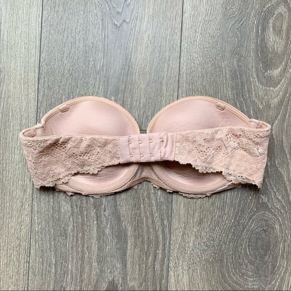 Victoria’s Secret Dream Angels Multi Way Bra Nude Strapless Size 32C - Picture 11 of 13